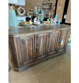 CAB1802 Traditional Farmhouse Sideboard 4 Panel DR 70.1x17.7x36.2