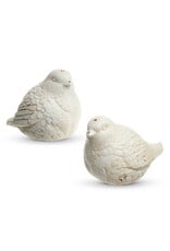 6.5" Whitewash Bird  2 styles each 4410189