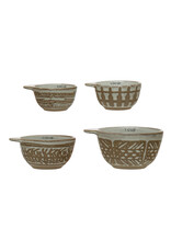 Measuring Cups Wuth Wax Relief Pattern Set/4 DF4359