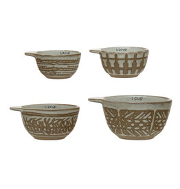 Measuring Cups Wuth Wax Relief Pattern Set/4 DF4359