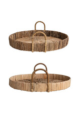 Rope Trays w/ Handles, Natural DF7125