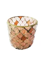 Recycled Glass Mosaic Tealight/Votive Holder DF8486