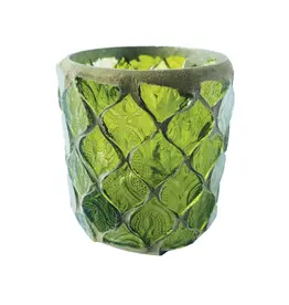Recycled Glass Mosaic Tealight/Votive Holder DF8487