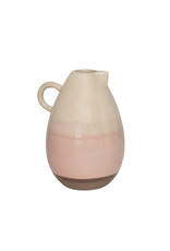 Decorative Ceramic Vase/Pitcher, Reactive Crackle Glaze AH2563