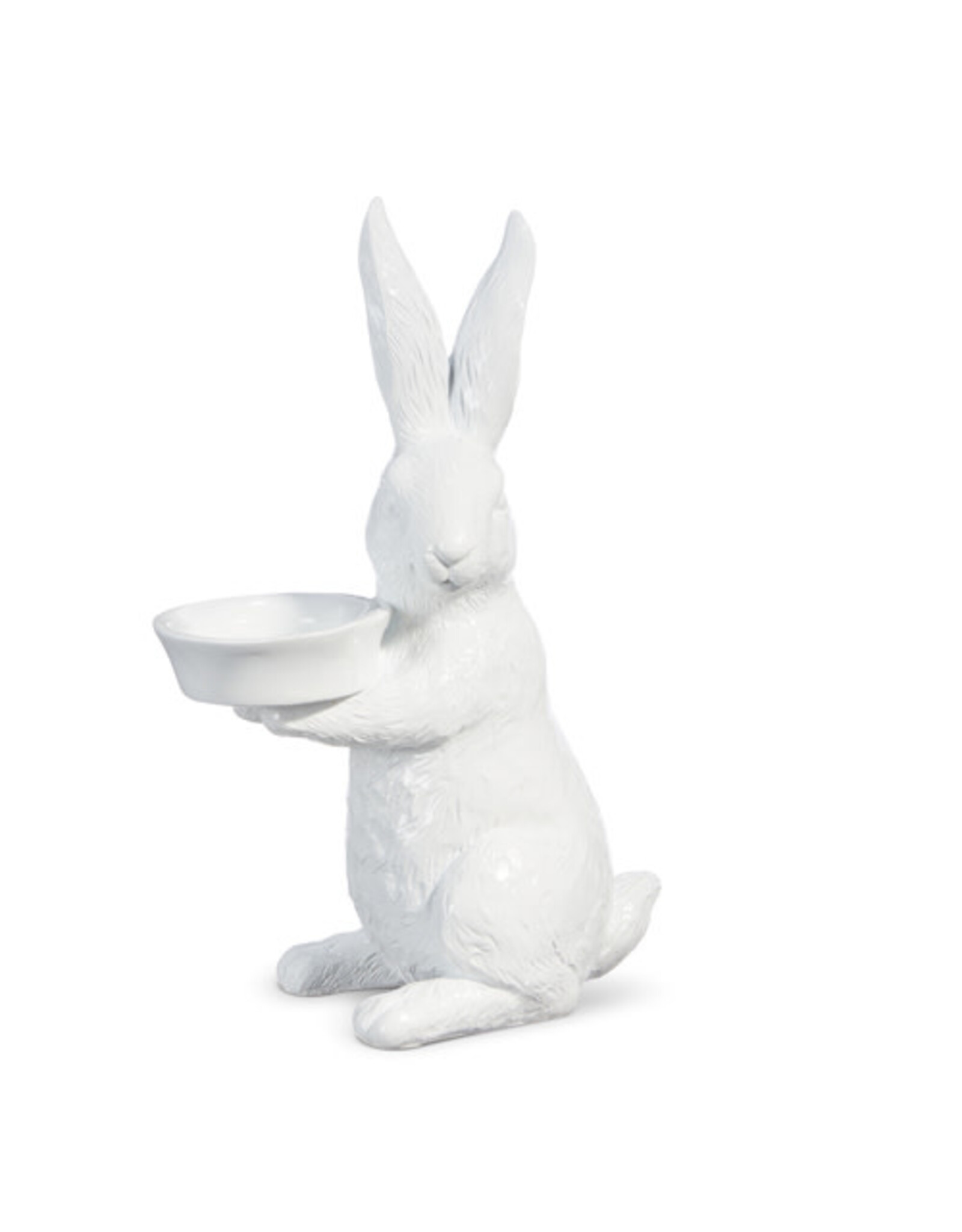 8.25" Bunny Holding Candle Holder  4411096