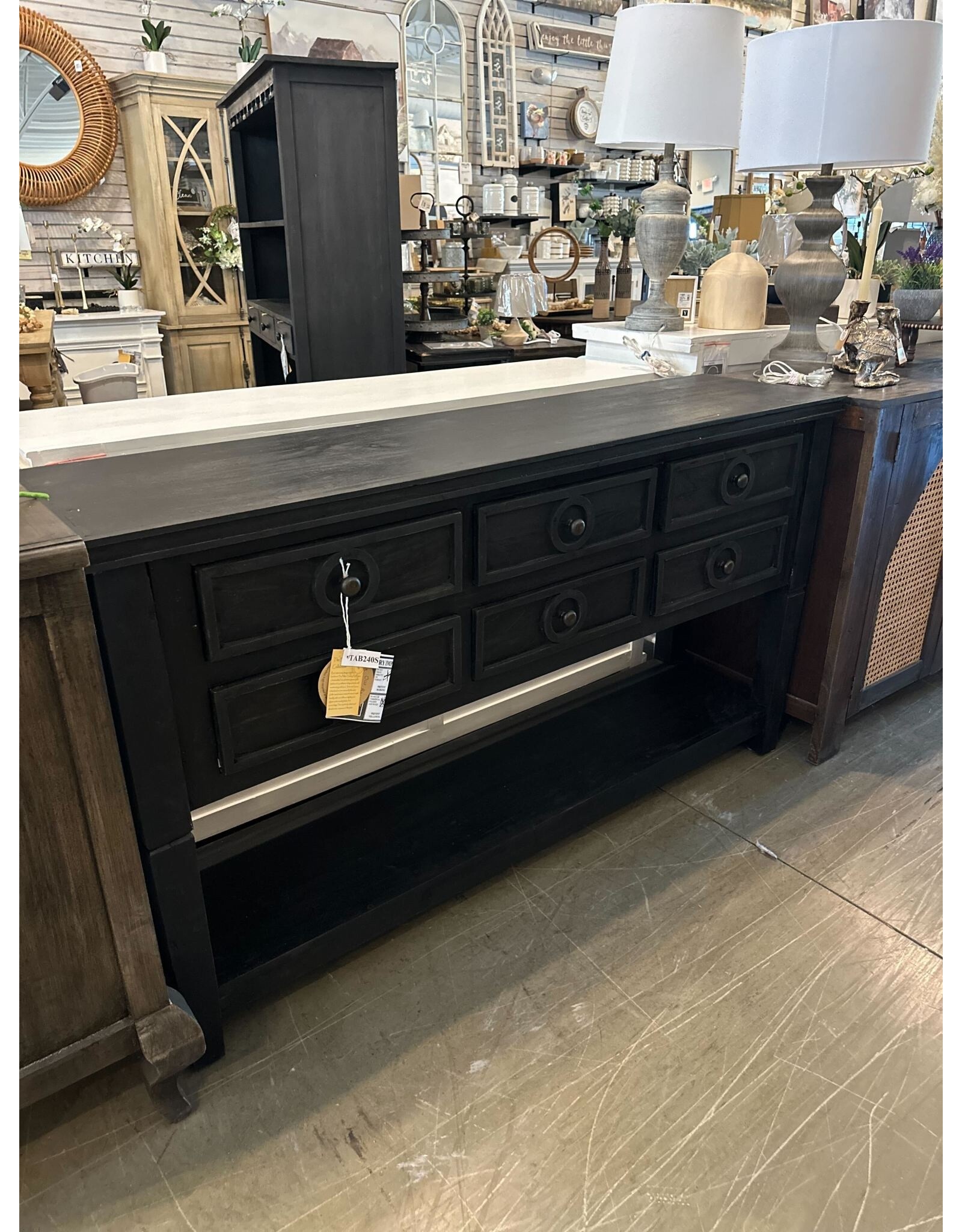 TAB240 Olivia Tbl 6 Drw 63x15.7x35.3"H