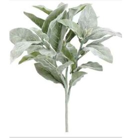 16" Lambs Ear Spray GR/GY PSL170-GR/GY