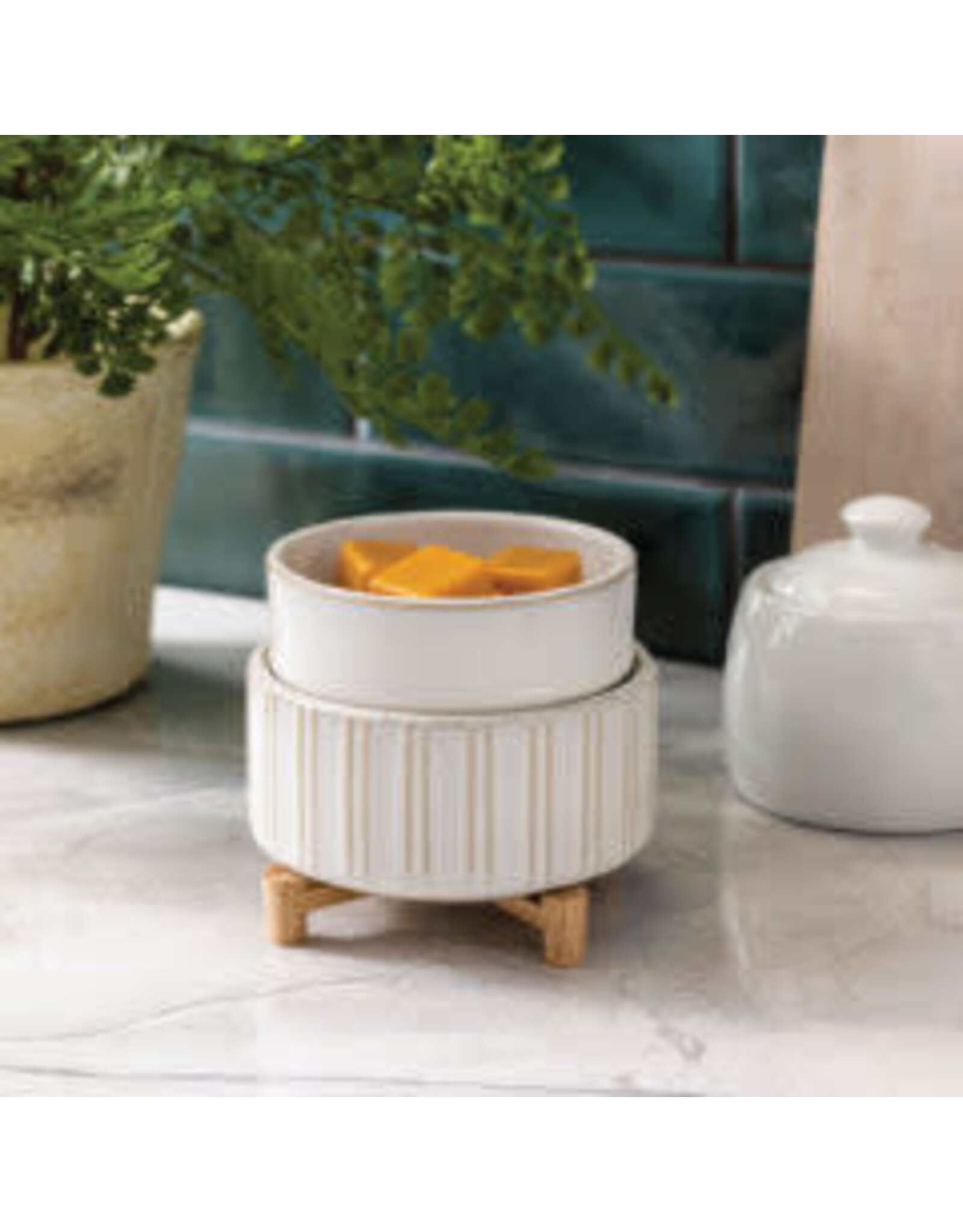 2 in 1 Classic Warmer Ceramic & Woods CW2CAW