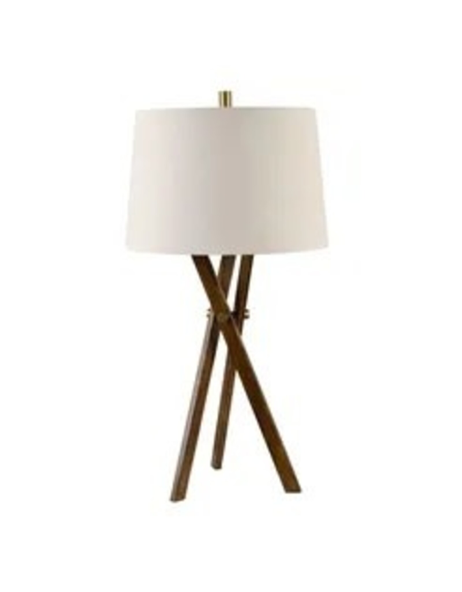 Tripod Lamp w/ Brass Accents 31"  CVAER2036