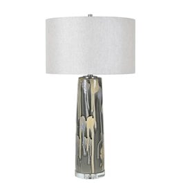 31" Ceramic  & Crystal Table Lamp CVAP2702