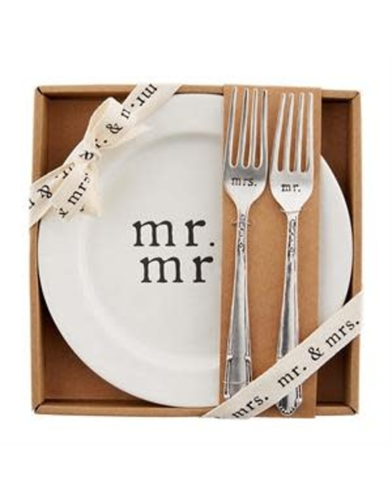 Mr & Mrs Cake Plate Set  41100057