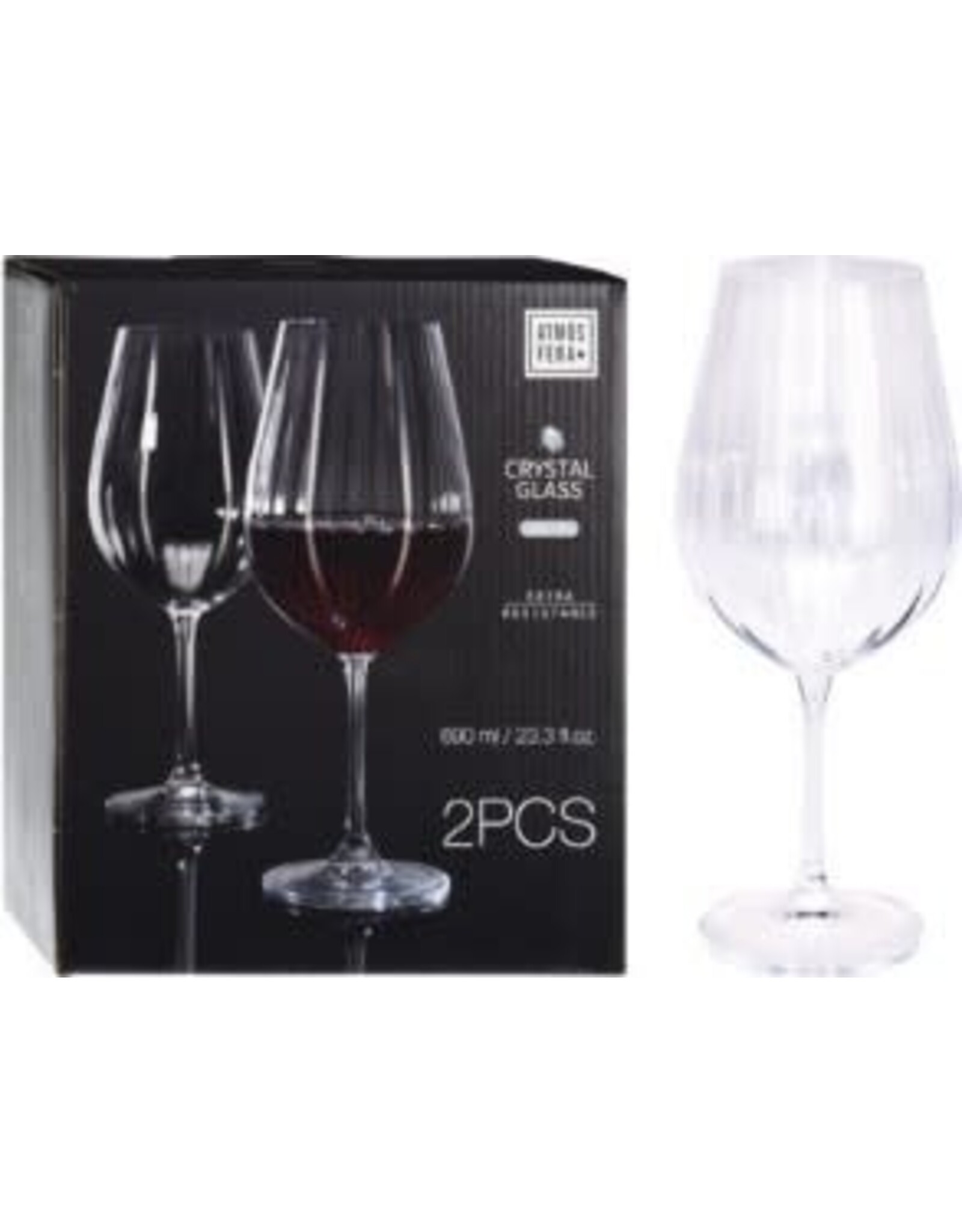 Wine Glass Crystalline Set/2 SR4000090
