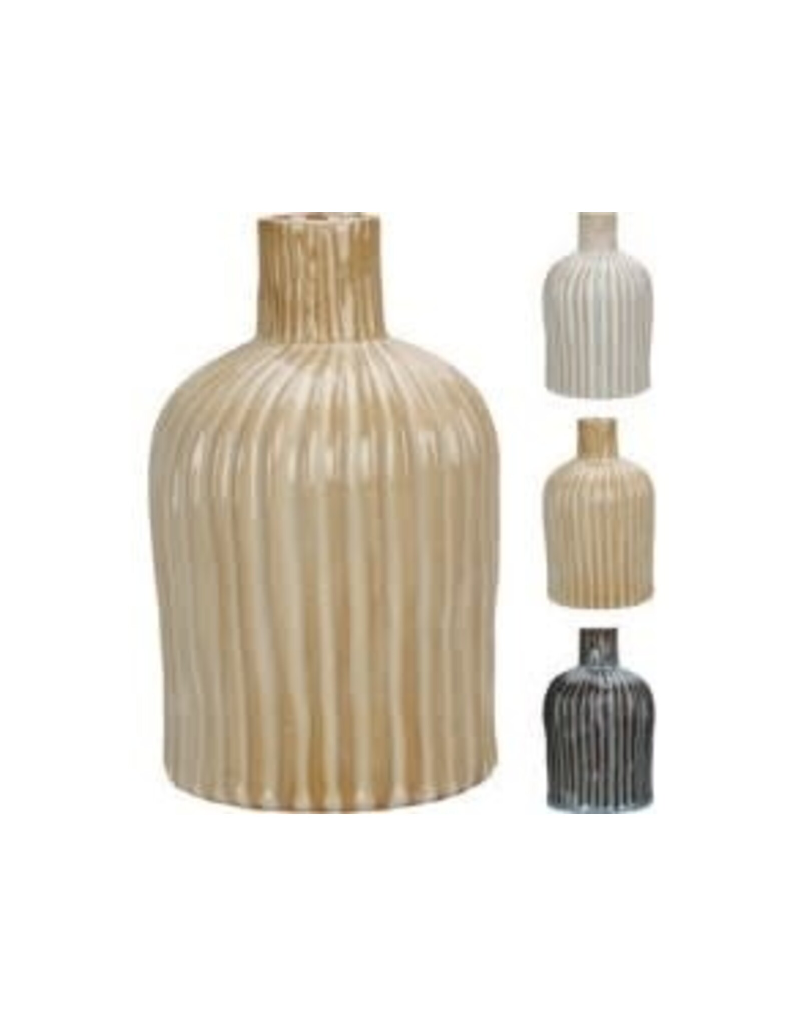 Vase with Stripes 3 asst. APF646690