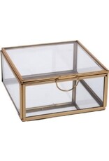 Jewelry Box Glass Gold A98004110
