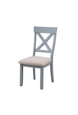Chair, X-Back, Bar Harbor Blue