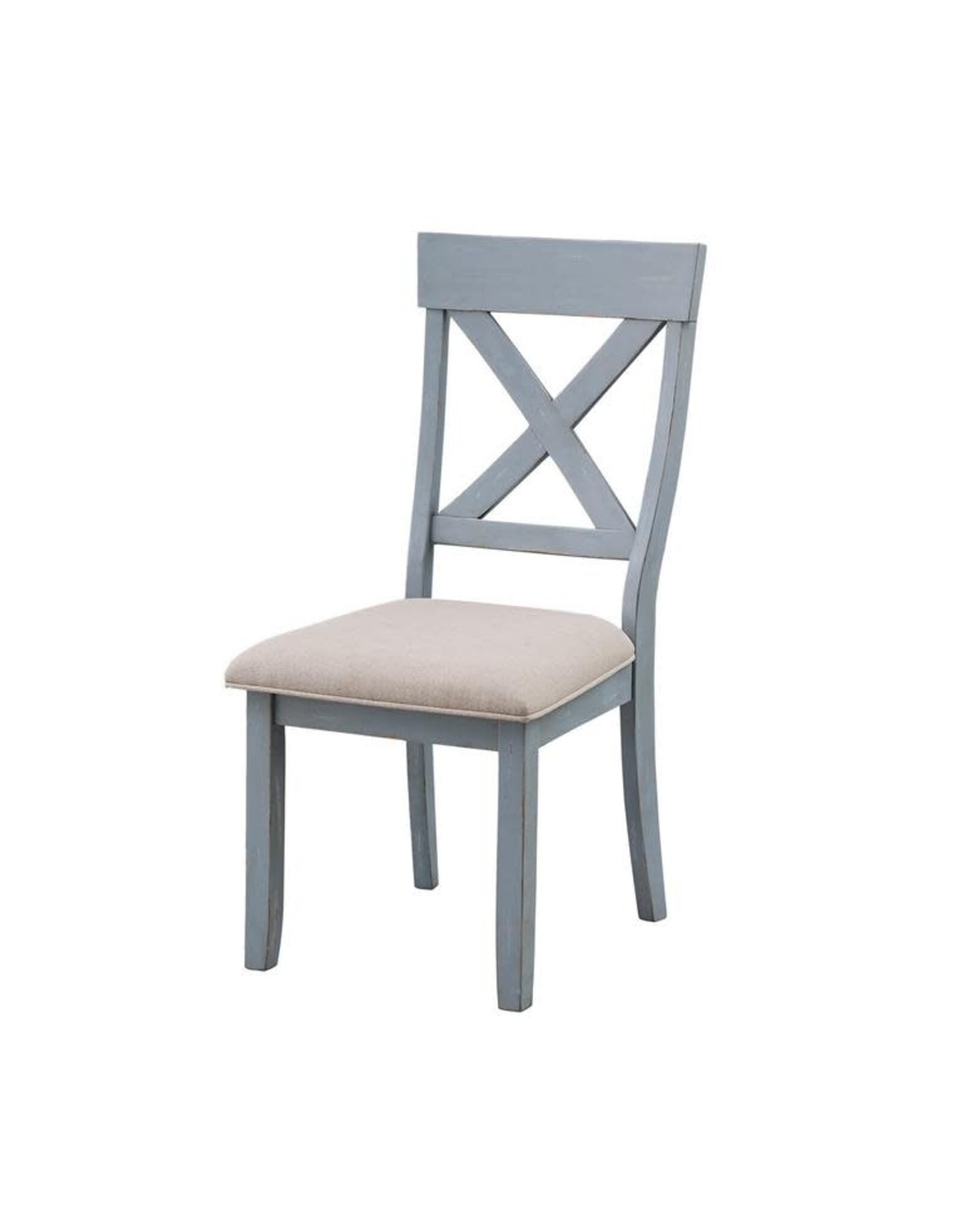 Chair, X-Back, Bar Harbor Blue