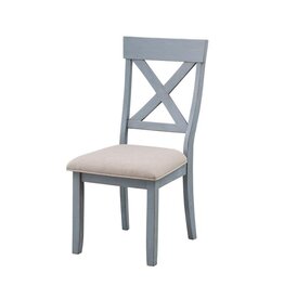 Chair, X-Back, Bar Harbor Blue