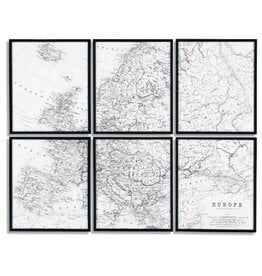 Wall Art Europe 6 pcs/SET A80000335