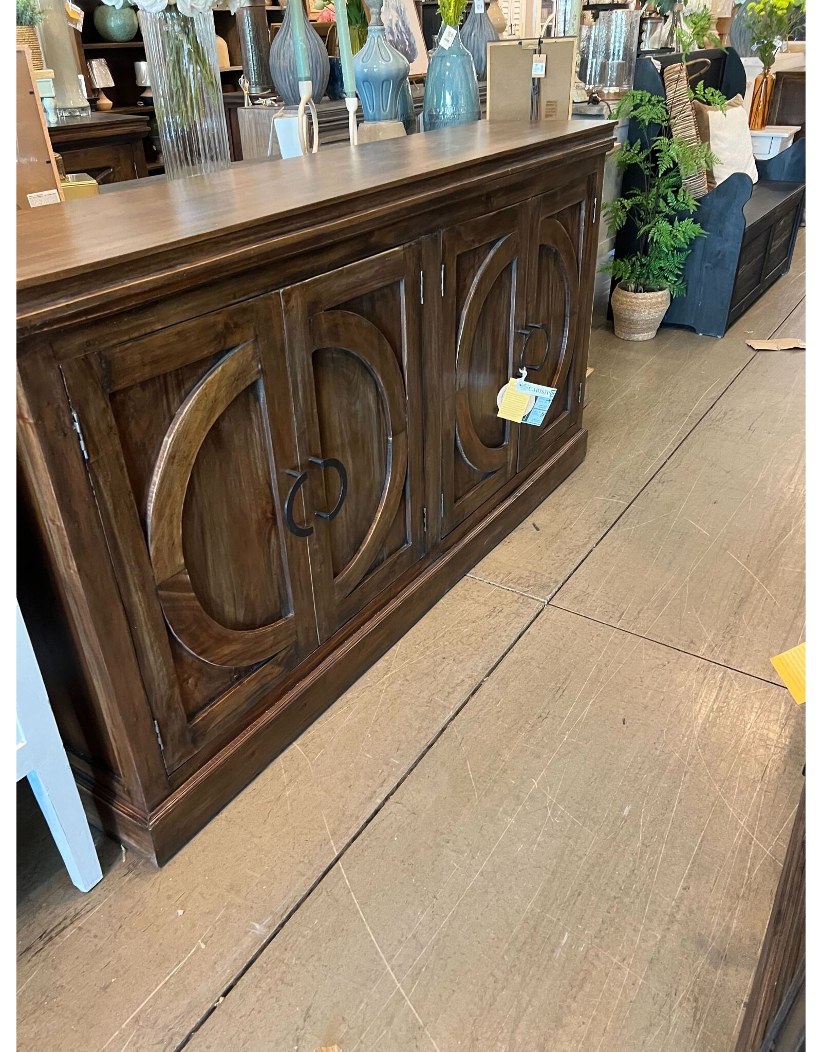 CAB363 Luna Credenza 4Panel doors 70.5x16.1x38.2"H