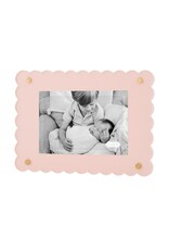 Pink Scallop Acrylic Frame 6.50" X 9.5" 16900009