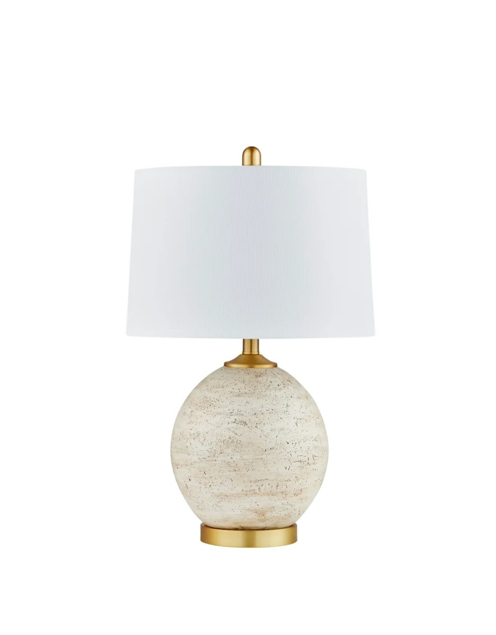 Table Lamp with Gold Accents 25.5H 100W 3 way 725122