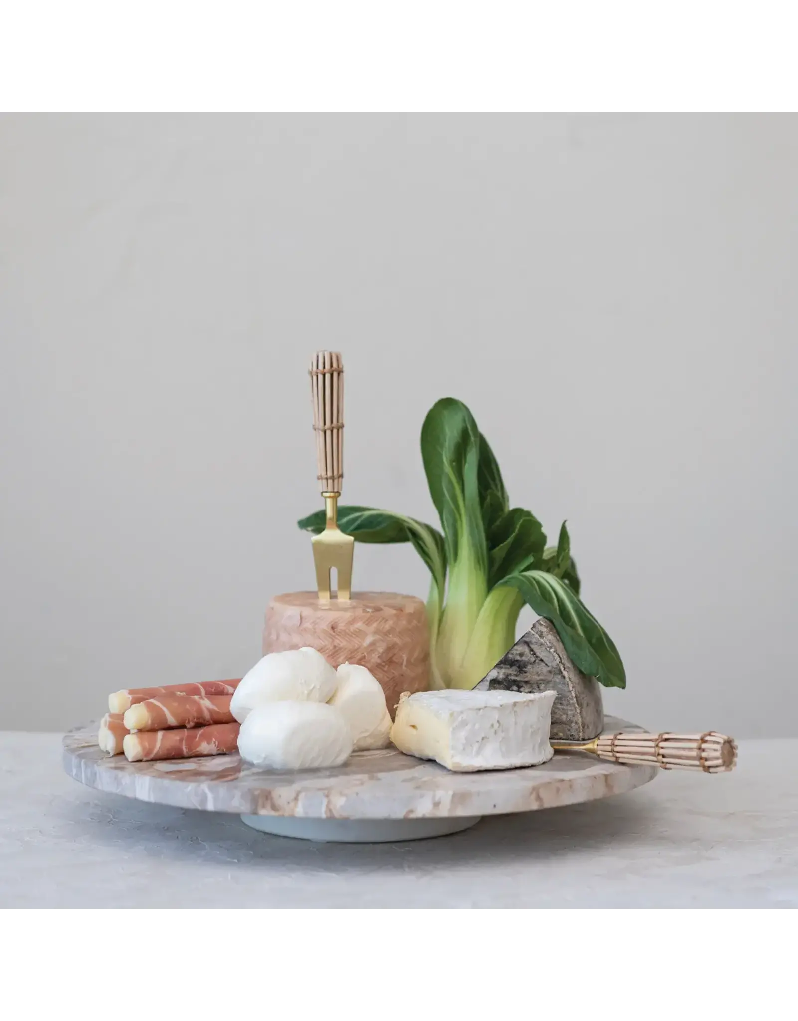 Marble Lazy Susan, Multi Color 14 rnd, 2" High DF7378