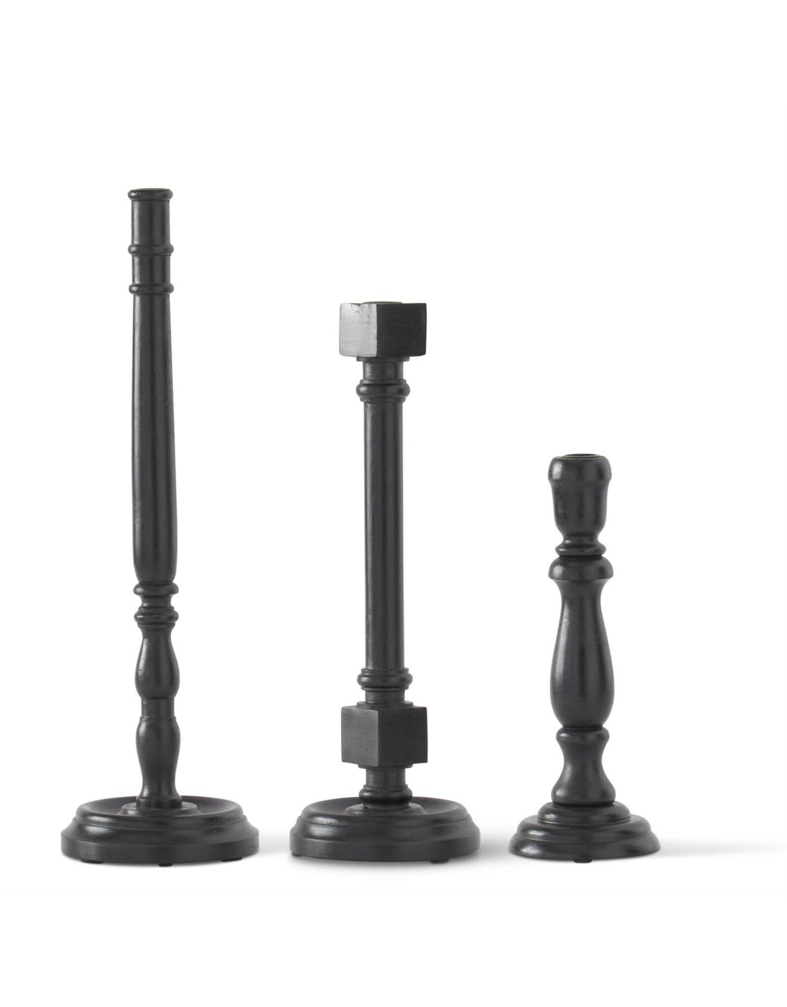 Wood Taper Candleholders 13443