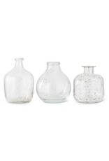 Textured Handblown Glass Bottles 15330A