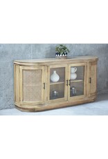 CAB416 Demilune Credenza 72x16.8x35"H