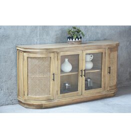 CAB416 Demilune Credenza 72x16.8x35"H