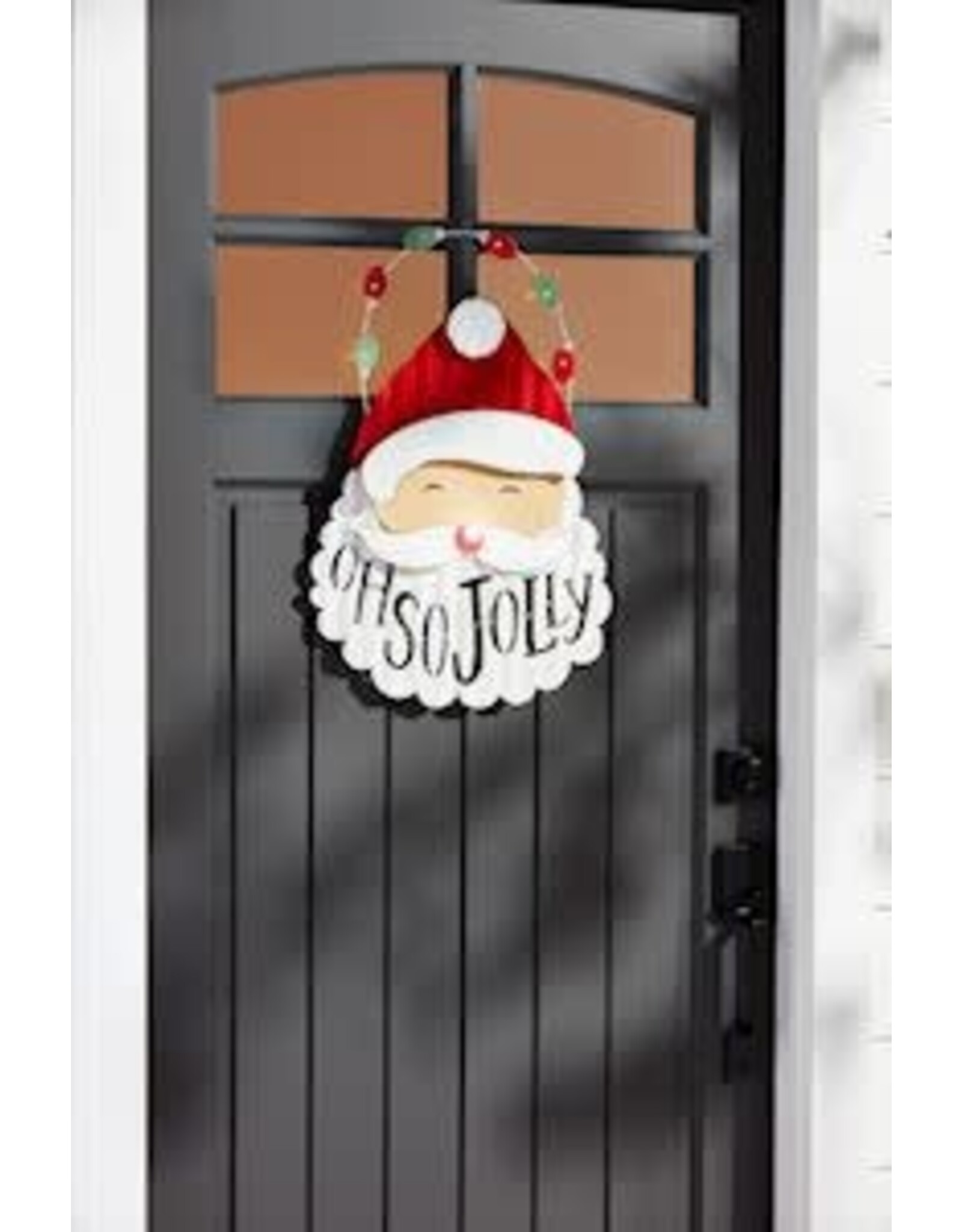 Santa Light-Up Door Hanger40060110