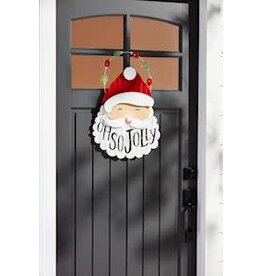 Santa Light-Up Door Hanger40060110