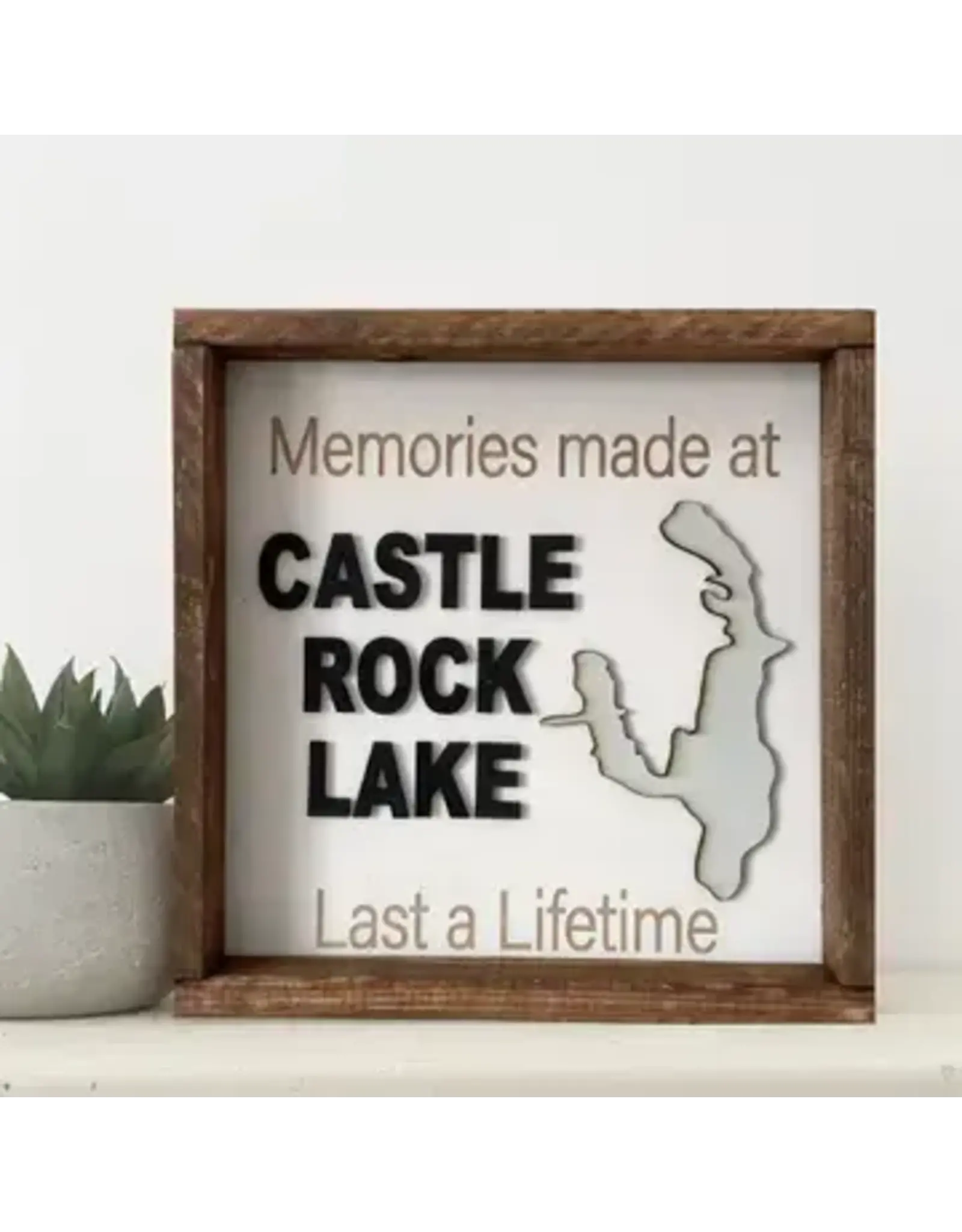 Pine Designs Lake Sign