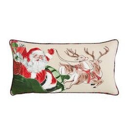 Sleigh Christmas Painted Pillow 41601048SL