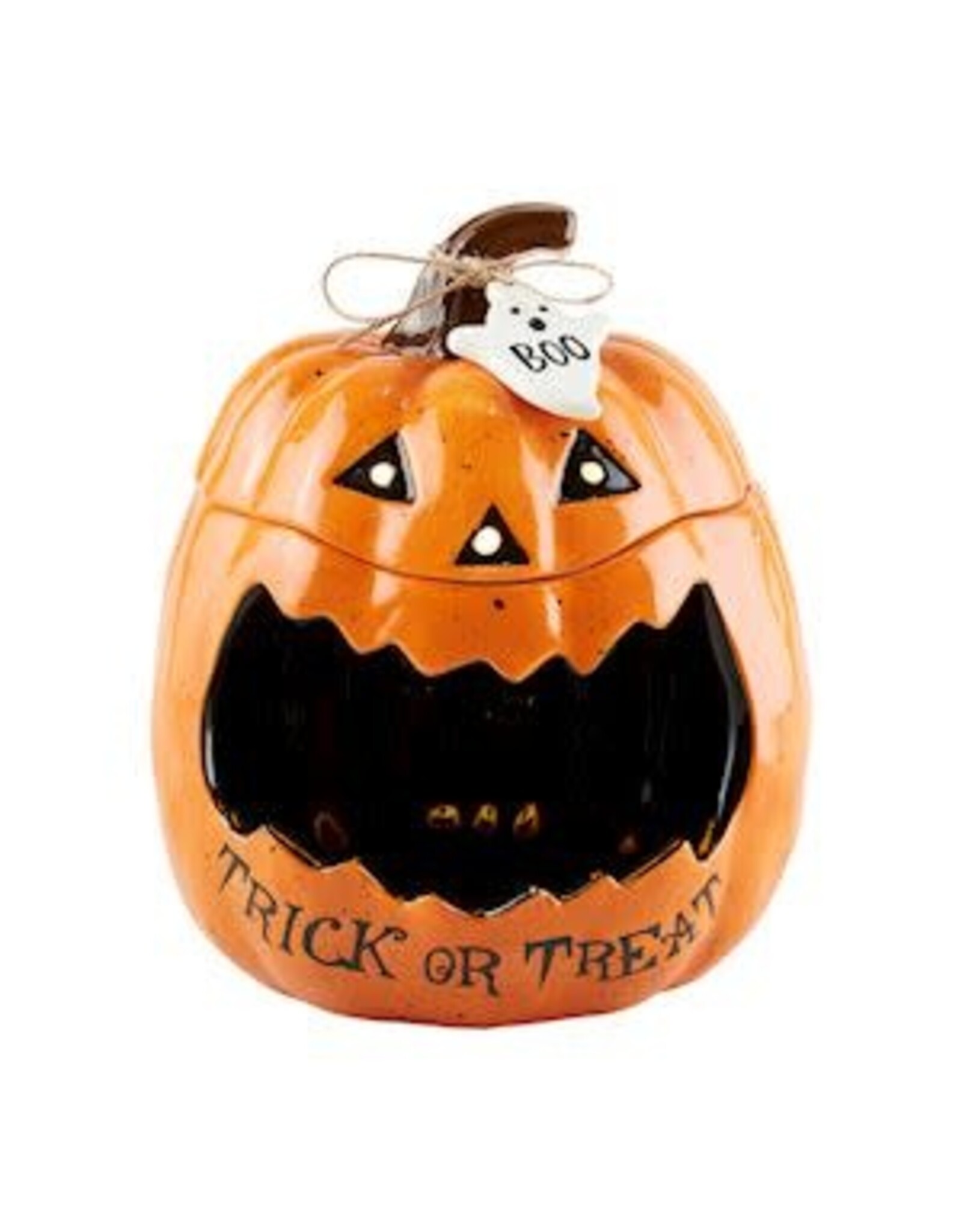 Trick Or Treat Jack-O-Lantern Container  Motion sensor lights & sound 49300068