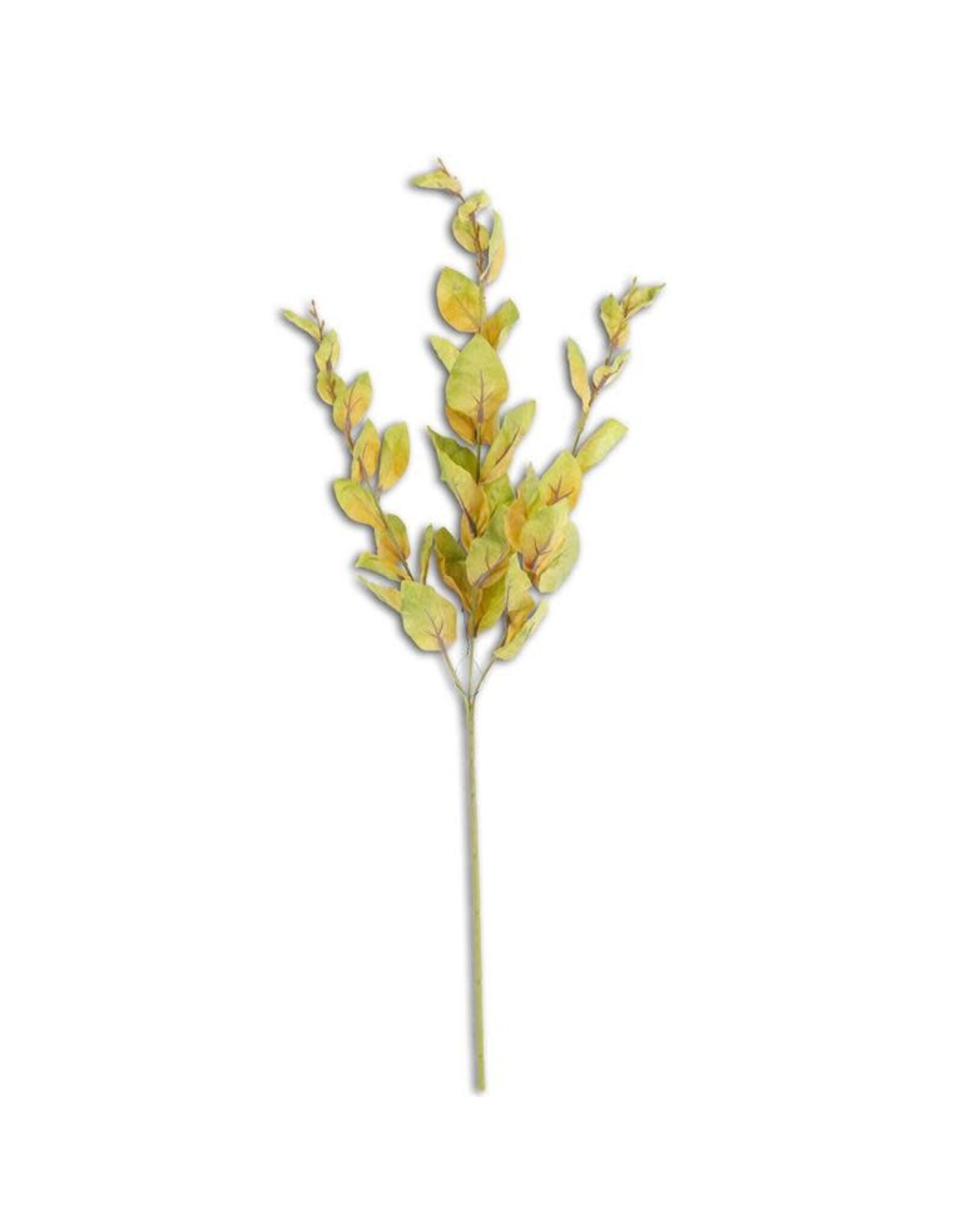 28 Inch Green Two-Tone Basil Leaves Spray 17392A-GR