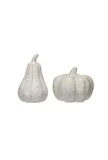 Stoneware Pumpkin, Reactive Glaze, 2 Styles, each CF3829A