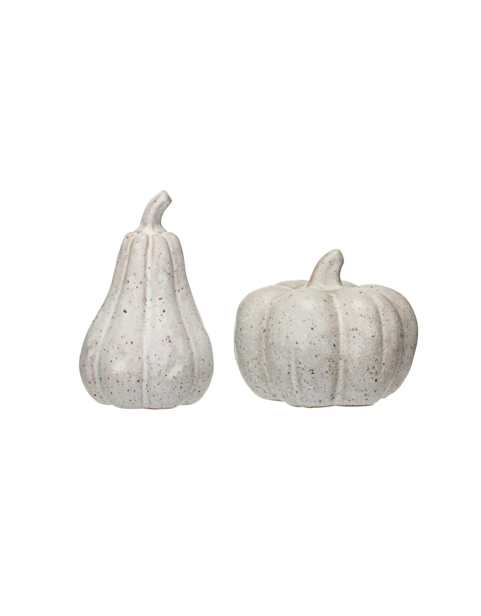 Stoneware Pumpkin, Reactive Glaze, 2 Styles, each CF3829A