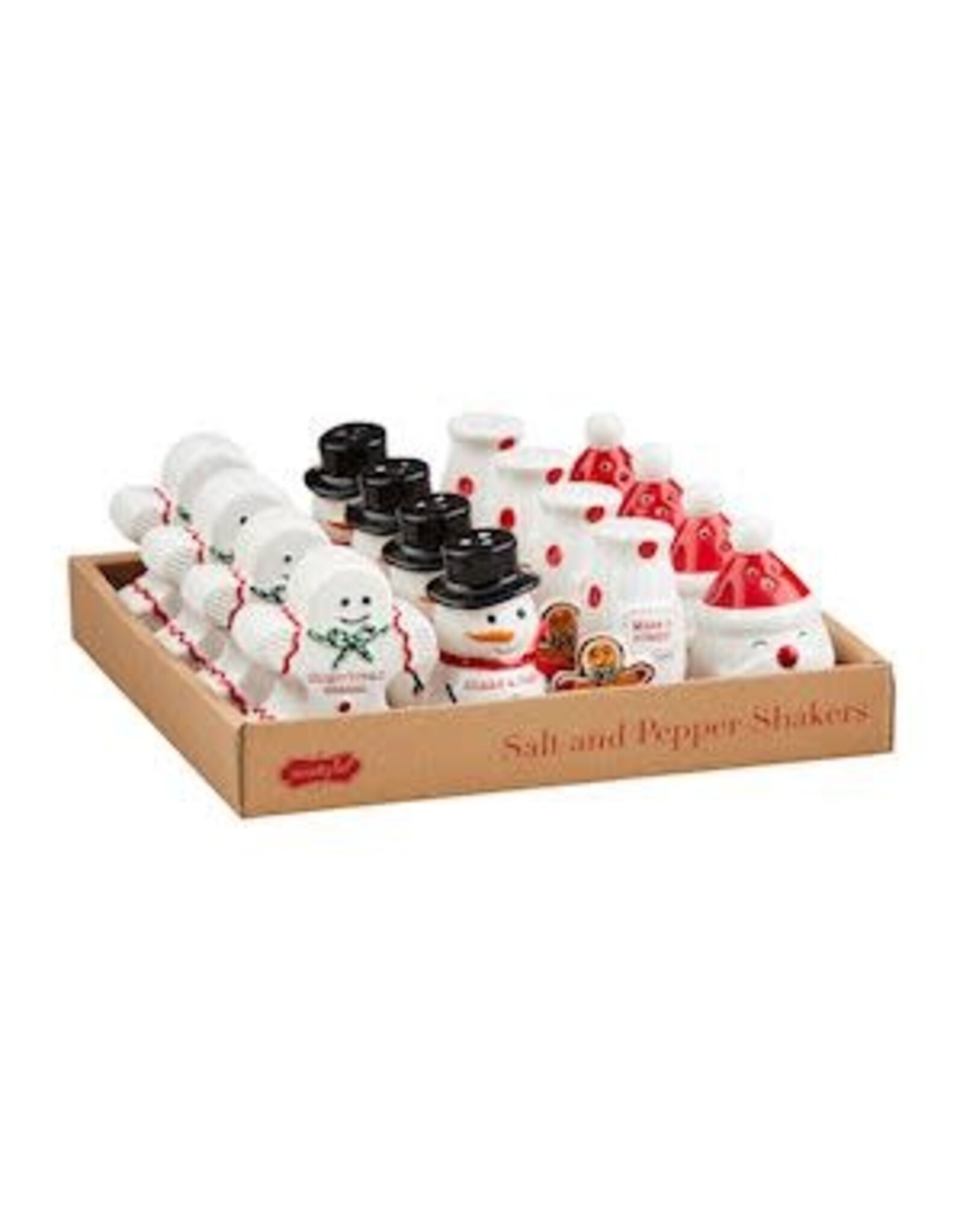 Christmas Salt&Pepper Shakers 4 styles, each 40250166