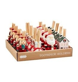 Christmas Toothpick Caddy Sets 4  styles, each set 40430018