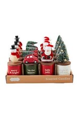 Christmas Bottle Brush Topper Candle 4 styles, each 49800242