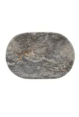 Oval Travertine Soap Dish DF6839