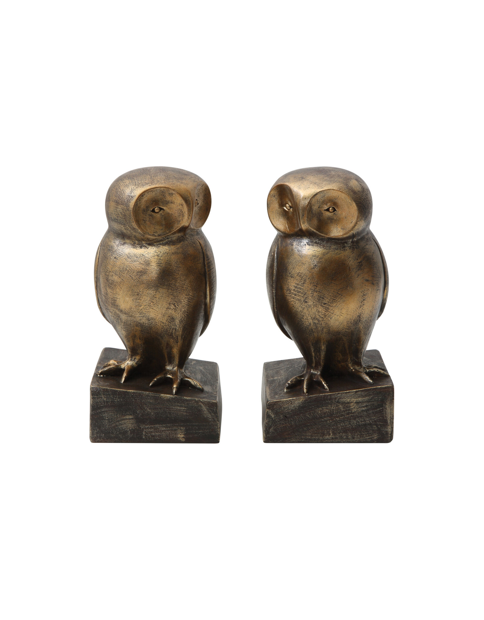 Bronze Owl Bookend  each AH0261