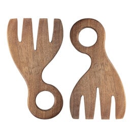 Acacia Wood Salad Servers, Set of 2 AH0508