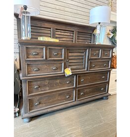 CAB298 Charleston Dresser 10drw 66.5x20.1x42.5"H