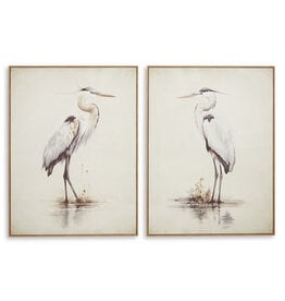 A8000414 CRANE WALL ART (2ASST-SOLD EACH)