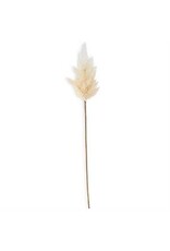 35 Inch Flocked Cream Pampas Grass Branch  42127A-CR