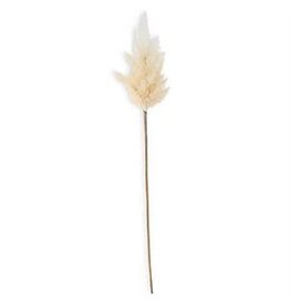 35 Inch Flocked Cream Pampas Grass Branch  42127A-CR