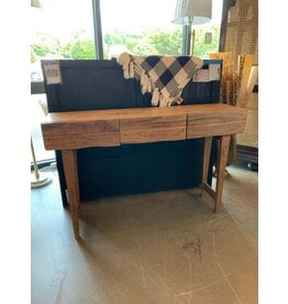 X-CLEC-5 3DRWR SOFA TABLE STONE