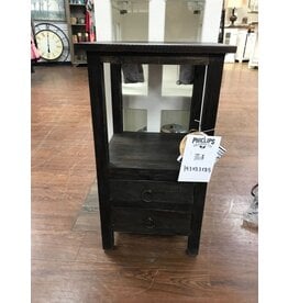 TAB168 End Table 2Drw 14.3x11.3x31.5"H